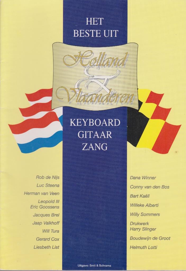 HET BESTE UIT Holland en Vlaanderen - KEYBOARD/GITAAR/ZANG, Muziek en Instrumenten, Bladmuziek, Gebruikt, Ophalen of Verzenden