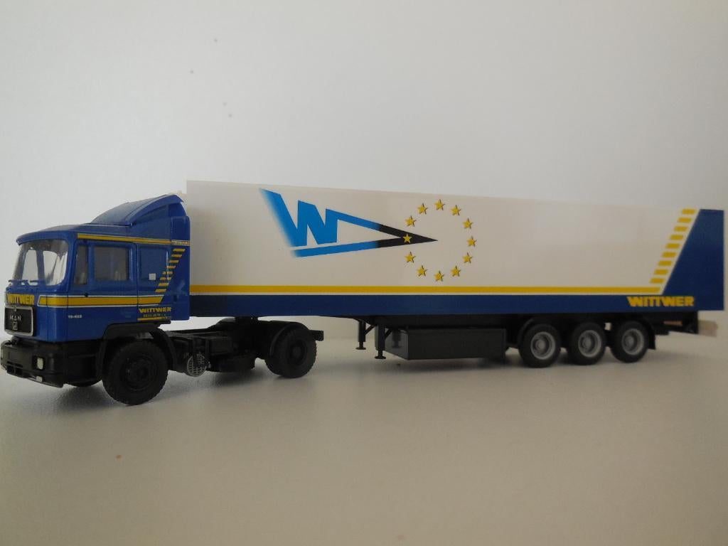 1:87 Herpa - Wittwer, Ophalen of Verzenden, Zo goed als nieuw, Bus of Vrachtwagen, Herpa