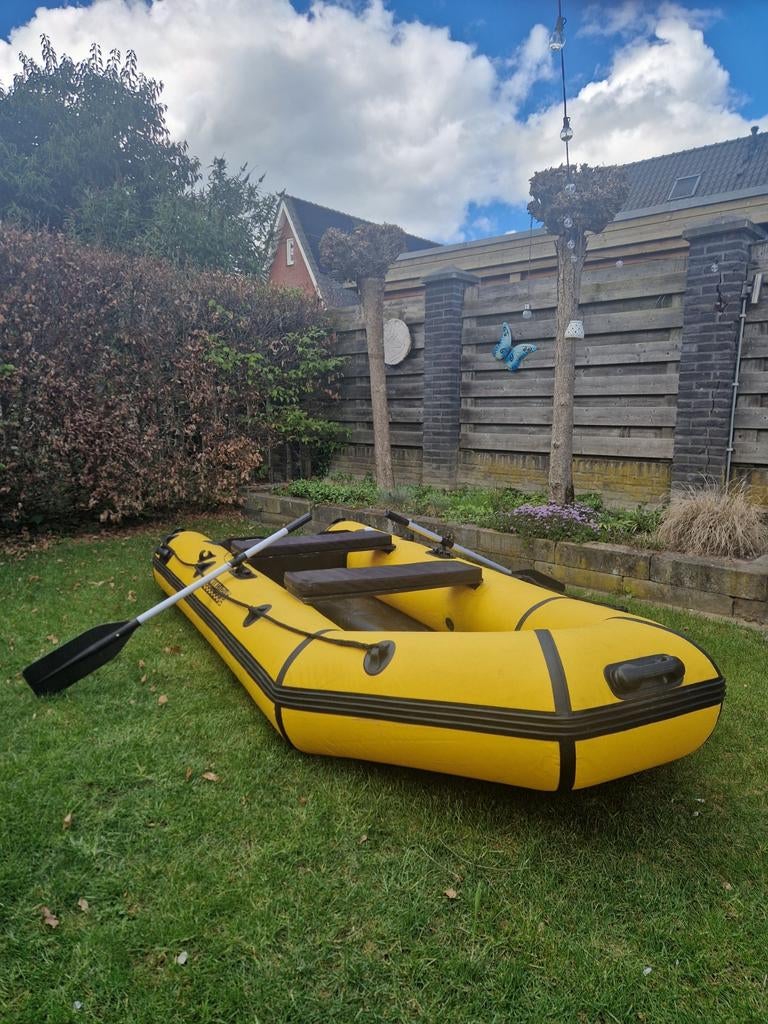 Rubberboot met motor Aquaparx, Ophalen, Drie personen of meer, Overige typen, Gebruikt