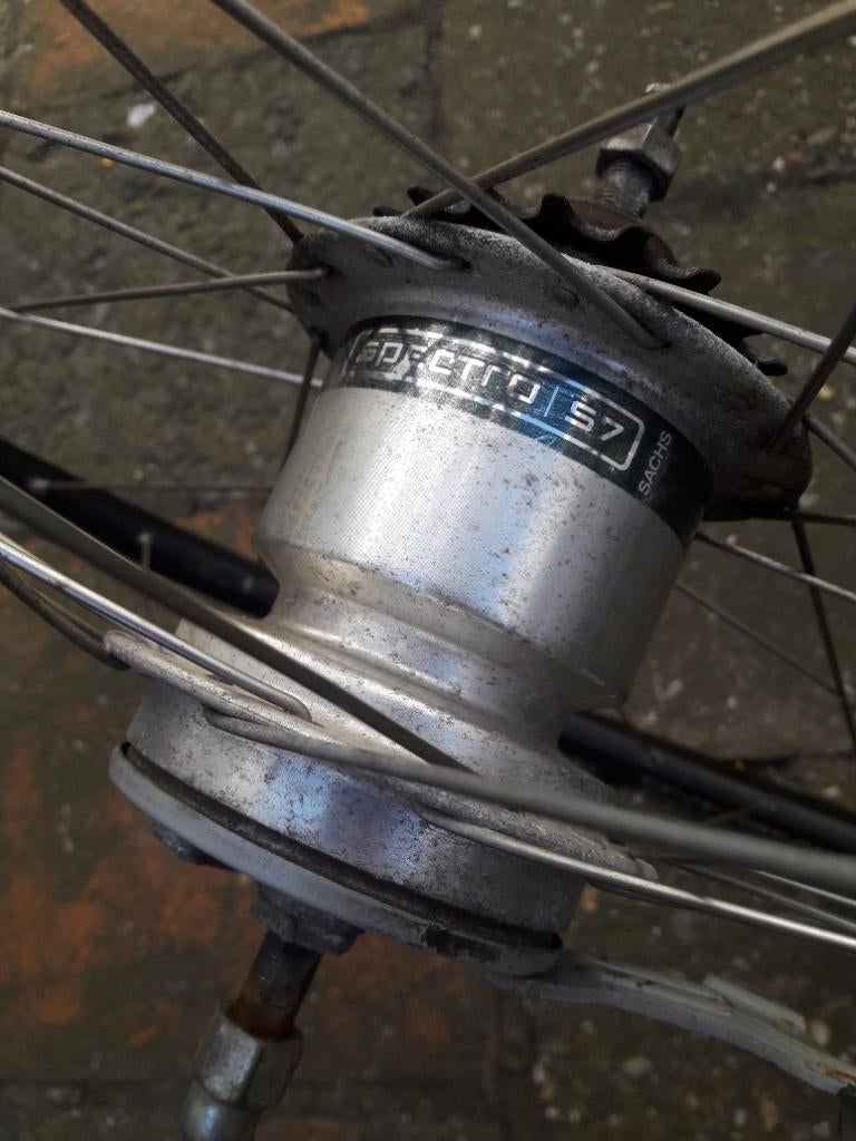 Sachs "spectro S7 achterwiel, Gebruikt, Versnellingen, Trommelrem, Ophalen