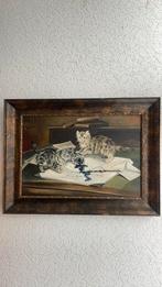 Schilderij poezen met antieke lijst, Ophalen