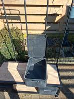 Industriële kapstok met 5 haken en 3 mandjes, Ophalen, Gebruikt, Metaal, Staande kapstok