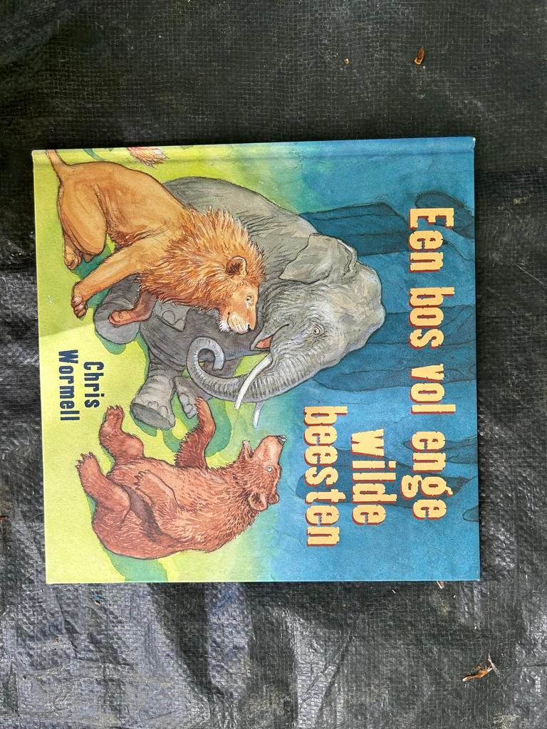 Een bos vol enge wilde beesten - Chris Wormell, Boeken, Kinderboeken | Baby's en Peuters, Gelezen, 3 tot 4 jaar, Ophalen of Verzenden