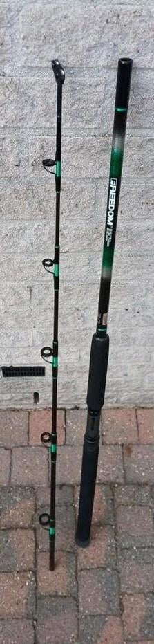 Zeehengel 20 LBS 2,20 m. Voor het zware bootviswerk!, Ophalen, Zo goed als nieuw, Werphengel