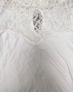 Witte mouwloze top met kanten details maat  38, Kleding | Dames, Tops, Ophalen of Verzenden, Zo goed als nieuw
