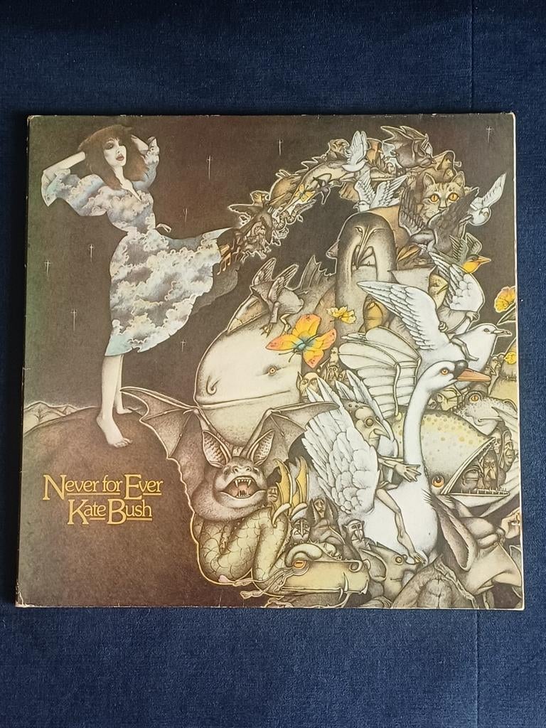 Kate Bush - Never for Ever LP (Zeer Goede Staat), Cd's en Dvd's, Originele persing, 1980 - 1989, Ophalen of Verzenden, Zo goed als nieuw