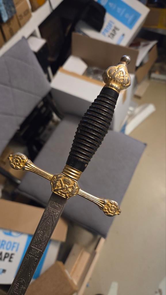 Prachtige versierde degen - 80 cm, sabel, zwaard, mes, dolk, Verzamelen, Ophalen of Verzenden, Zwaard of Sabel