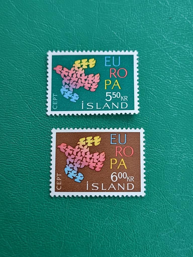 IJsland Europa CEPT Postzegels 1961, Ophalen of Verzenden