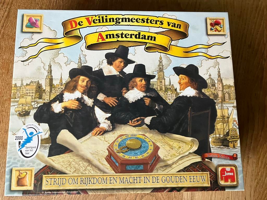 Bordspel De veilingmeesters van Amsterdam, Hobby en Vrije tijd, Gezelschapsspellen | Bordspellen, Ophalen of Verzenden, Zo goed als nieuw