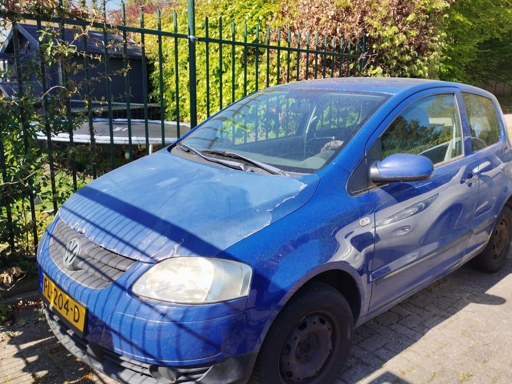 Volkswagen Fox 2005 Blauw, 1198 cc, 973 kg, Handgeschakeld, Particulier