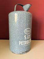 Vintage Esso Petroleumblik 5L – Industrieel – Jaren ’50/’60, Ophalen of Verzenden