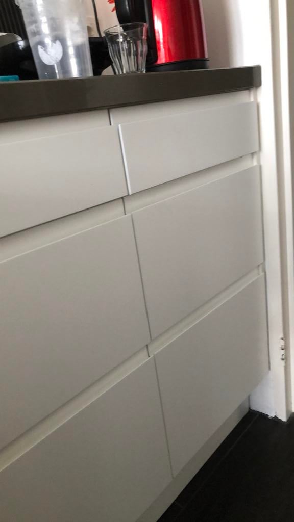 Gezocht: ikea faktum ladenkast 40 (evt 60) breed en 60 diep, Ophalen, Minder dan 50 cm, Strak wit, Zo goed als nieuw
