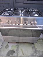 6 gaspitten met elektrische oven, 60 cm of meer, Ophalen of Verzenden, Gas, Vrijstaand