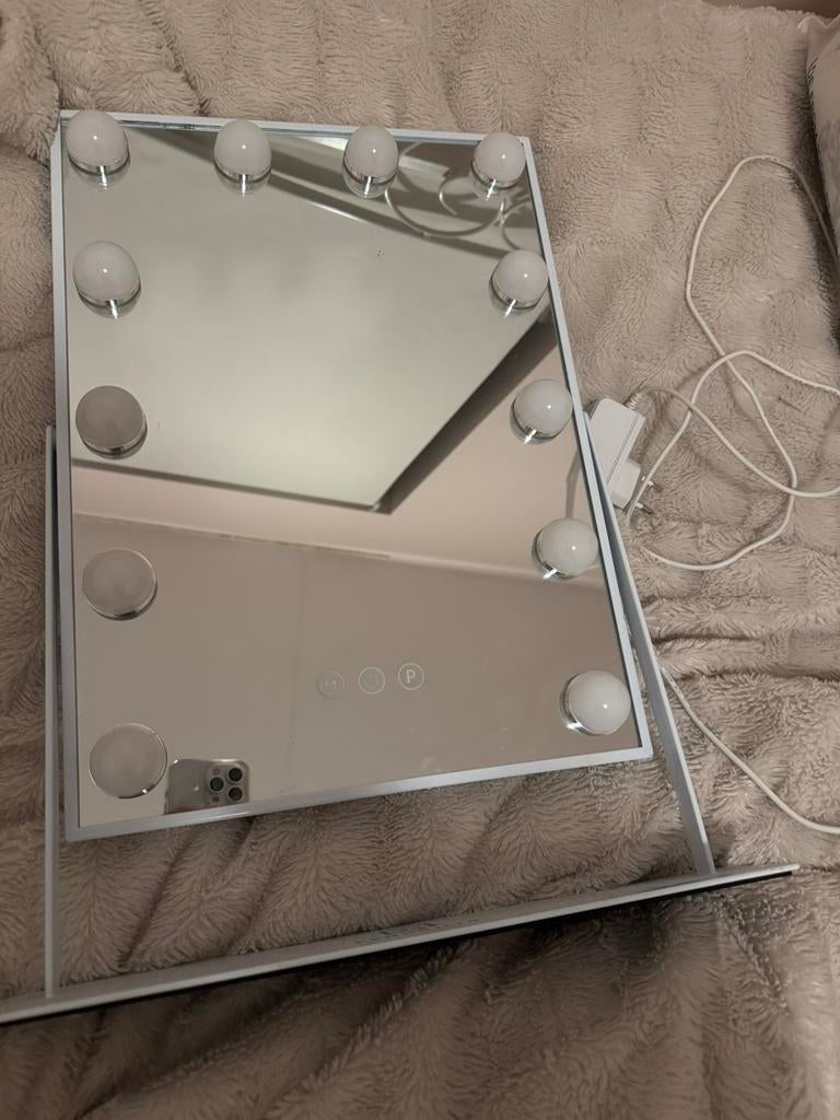 hollywood spiegel, Minder dan 50 cm, Ophalen of Verzenden, Zo goed als nieuw, Minder dan 100 cm