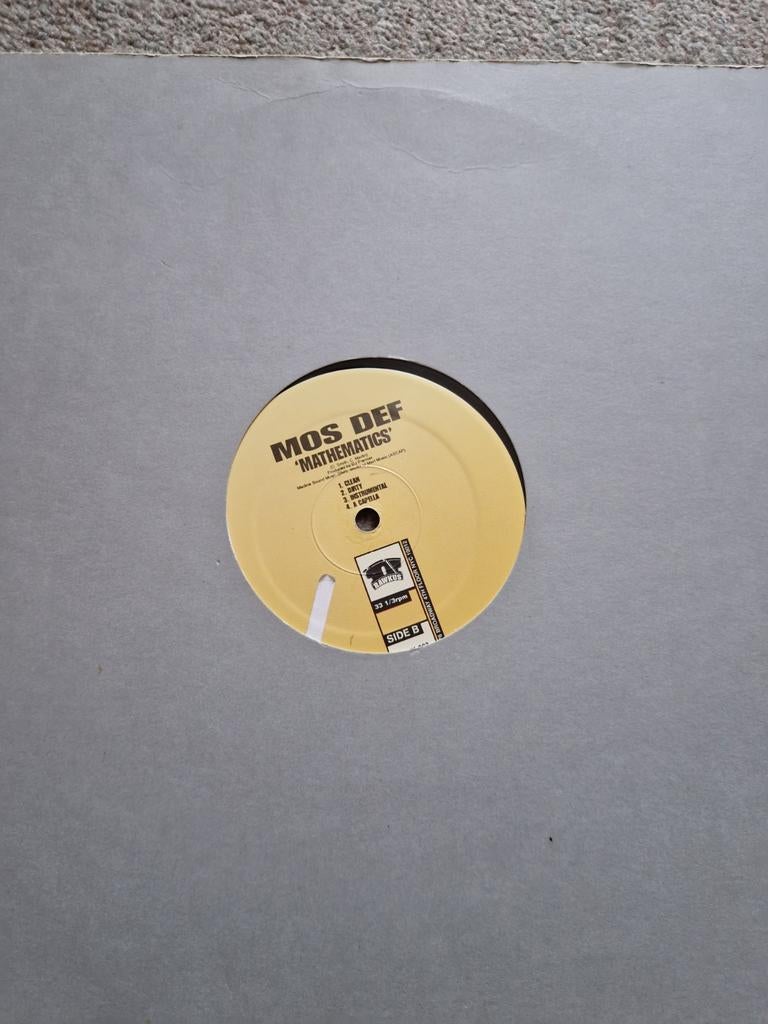 Mos Def ms fatboot /mathematics Vinyl - Hip Hop, Ophalen, 2000 tot heden, Gebruikt, 12 inch