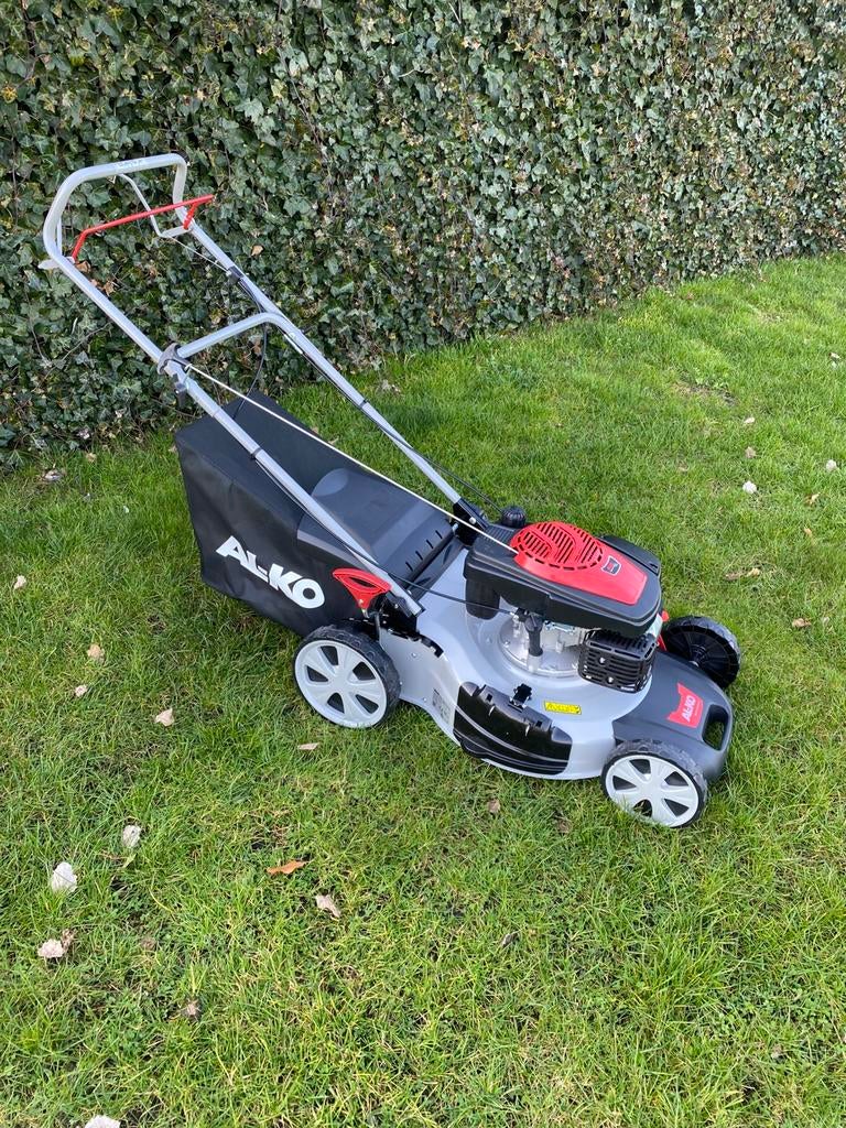 Al-ko gazonmaaier benzine met wiel aandrijving, NIEUW, Ophalen, Cirkelmaaier, Opvangzak, Nieuw
