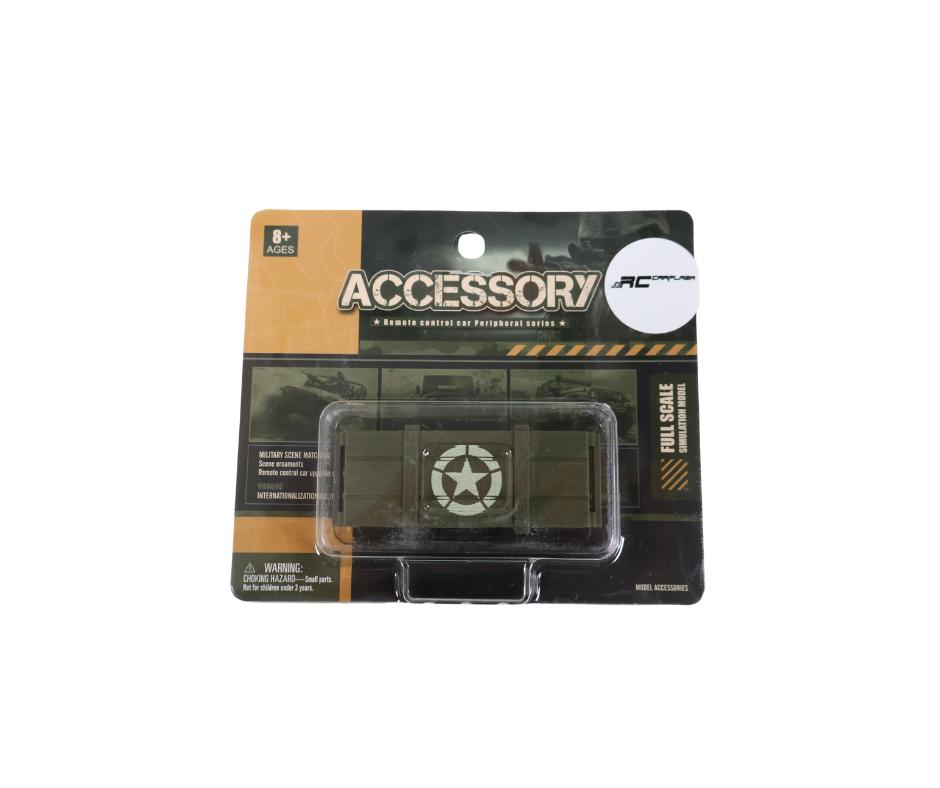 E-ZEE RC WILLYS JEEP SMALL AMMUNITION BOX EZ-G601-DX, Ophalen of Verzenden, Nieuw, Overige schalen