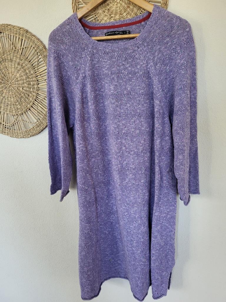 Gudrun Sjoden lente/zomertrui/tuniek maat L, Verzenden, Zo goed als nieuw, Maat 42/44 (L), Paars