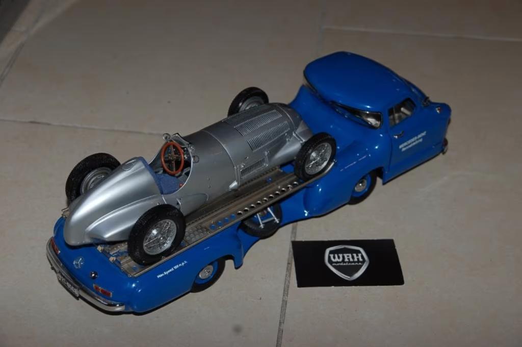 1:18 MERCEDES RENNTRANSPORTER / W25 CMC no box WRH, Hobby en Vrije tijd, Modelauto's | 1:18, Verzenden, Zo goed als nieuw, Auto