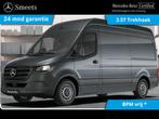 Mercedes-Benz Sprinter 319 CDI L2H2 METALLIC 3.5T TREKHAAK, Gebruikt, Euro 6, Mercedes-Benz, Zilver of Grijs