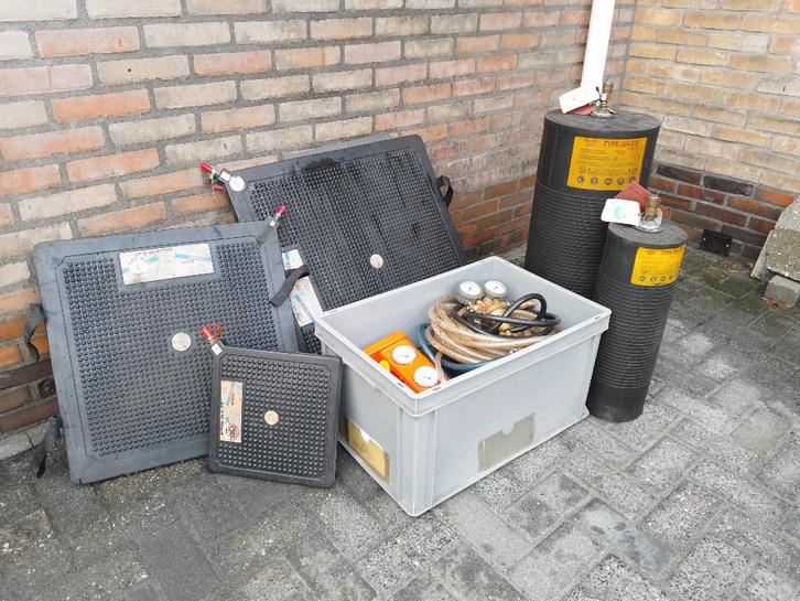 hefset Holmatro luchtkussen balg leidingstop hefkussen 6-30t, Doe-het-zelf en Verbouw, Lieren en Takels, Zo goed als nieuw, Handmatig