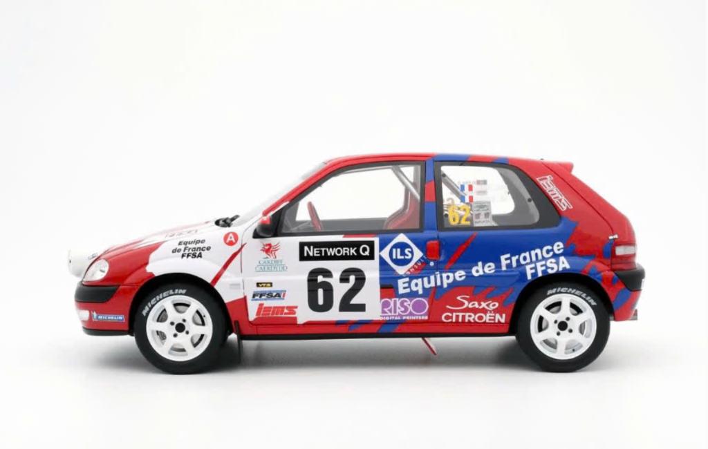 CITROEN SAXO VTS RED RALLY RAC 2000 schaal 1/18 OTTO OT978, Verzenden, Nieuw, Auto, OttOMobile