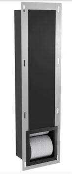 Looox inbouwrolhouder cl01 zwart, Ophalen of Verzenden, Zo goed als nieuw, Douche