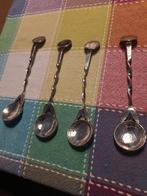 Zilveren lepeltjes Koningin Wilhelmina gulden en dubbeltje, Ophalen of Verzenden