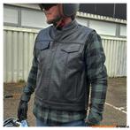 Motoholic Biker Vest, Zwart, Motoren, Kleding | Motorkleding, Ophalen of Verzenden, Nieuw met kaartje
