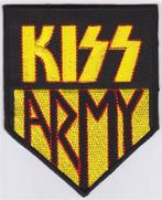 Kiss Army stoffen opstrijk patch embleem #5, Verzamelen, Ophalen of Verzenden, Nieuw, Kleding