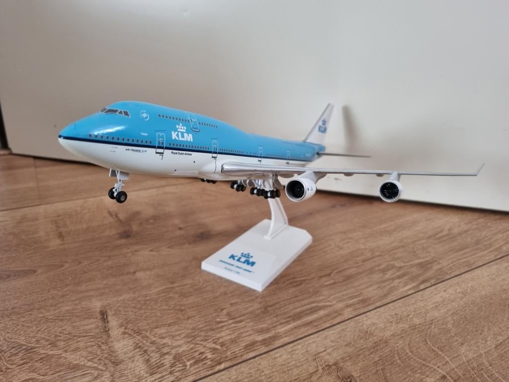 KLM Boeing 747-400, Overige merken, 1:144 tot 1:200, Ophalen of Verzenden, Zo goed als nieuw