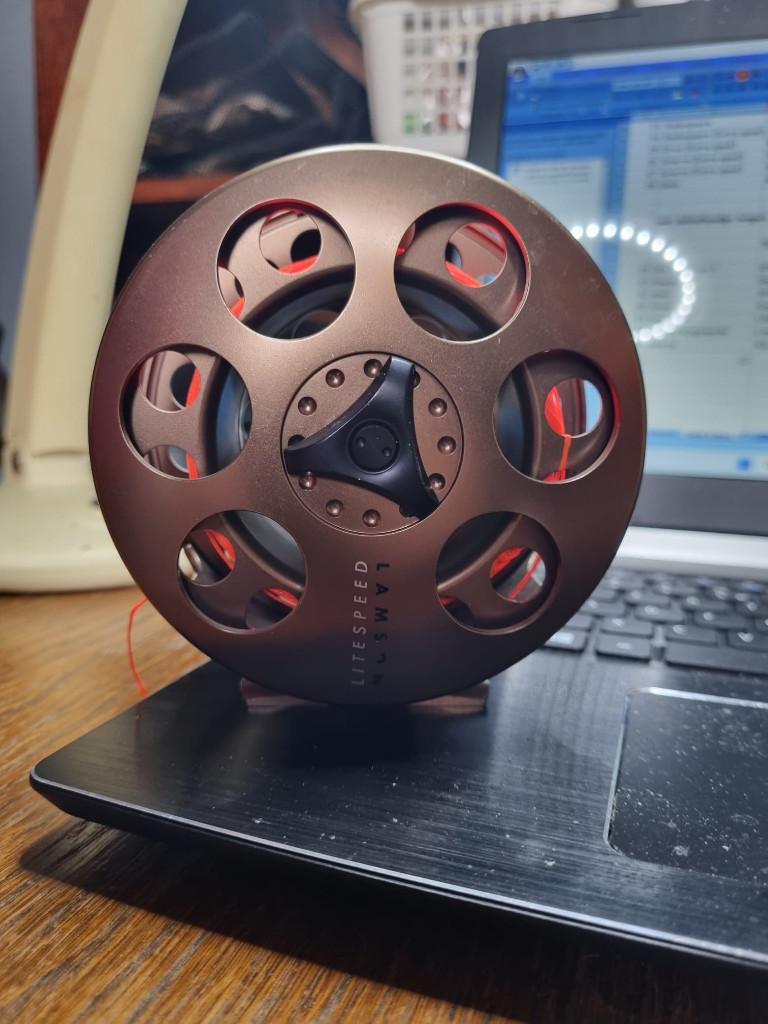 Lamson/Waterworks Litespeed 4 zalmreel, Ophalen, Zo goed als nieuw, Molen