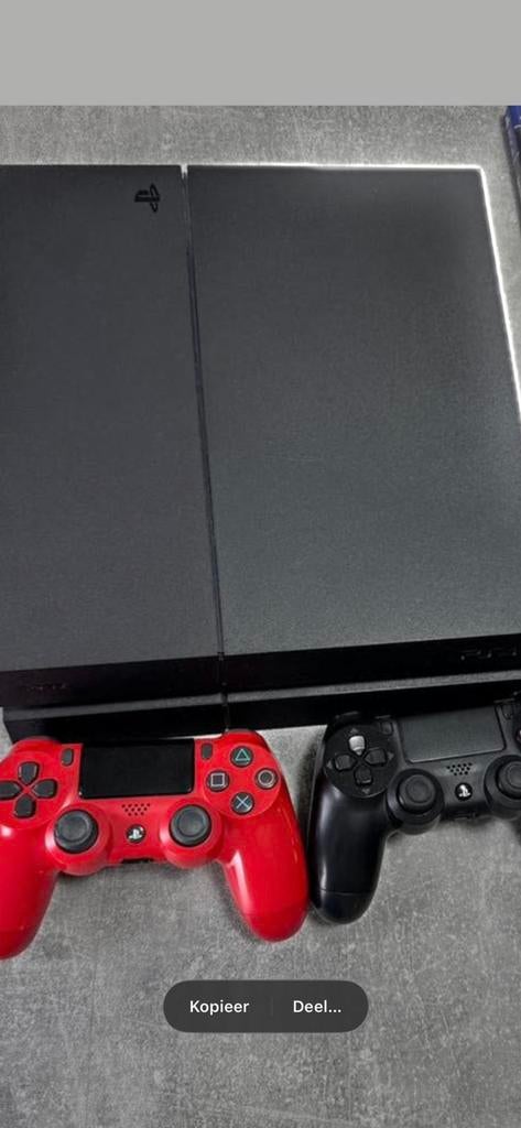 Ps4 met 1 controller, Spelcomputers en Games, Spelcomputers | Sony PlayStation 4, Ophalen, 500 GB, Zo goed als nieuw, Met 1 controller