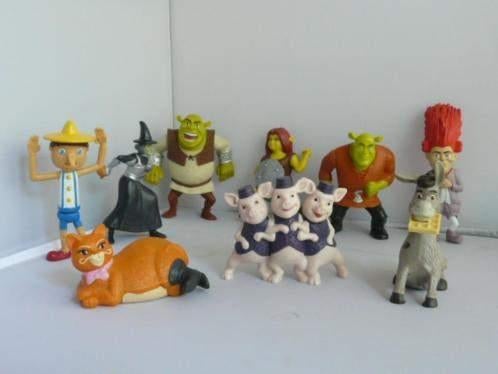 McDonalds 2010 # Shrek compleet, Ophalen of Verzenden, Overige figuren, Zo goed als nieuw, Beeldje of Figuurtje
