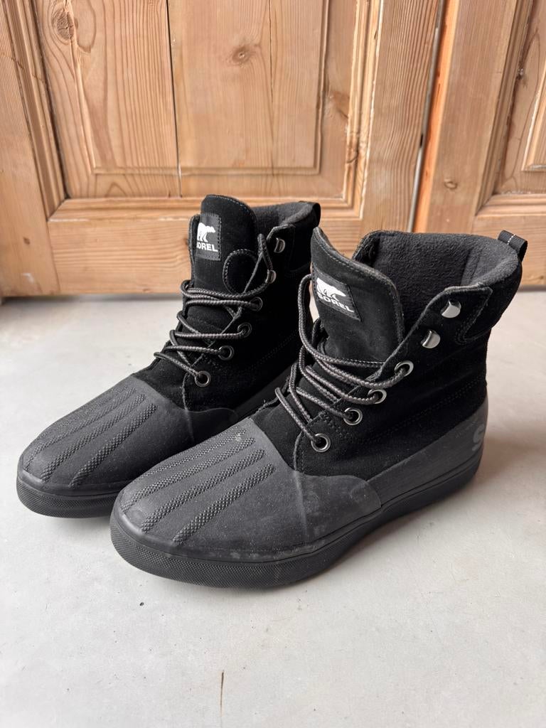 Sorel II Veterboots zwart 42,5/ suede, Ophalen of Verzenden, Zo goed als nieuw, Zwart, Boots