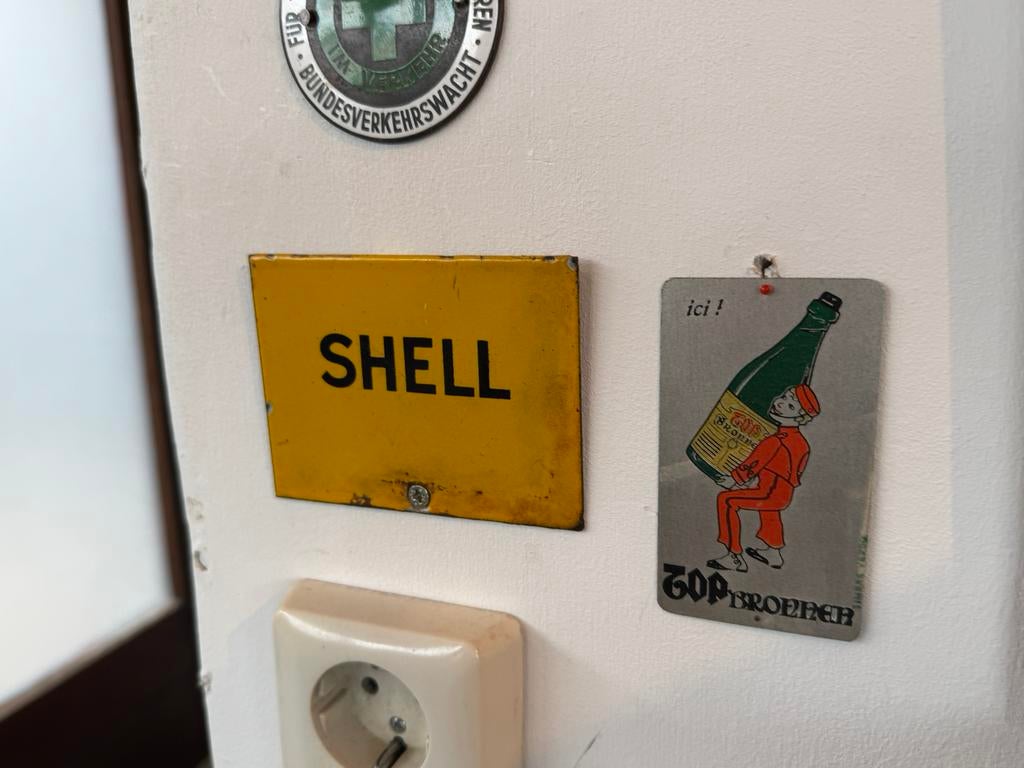 SHELL emaille reclame bordje, Ophalen of Verzenden