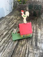 Speelgoed hout kip hok konijn vintage retro midcentury wolf, Ophalen of Verzenden