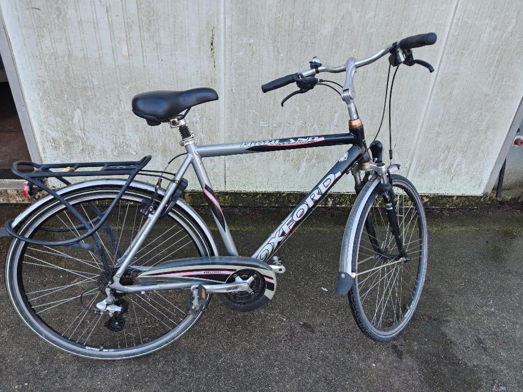 herenfiets oxford highland 21 v, Gebruikt, Velgrem, Versnellingen, 57 tot 61 cm