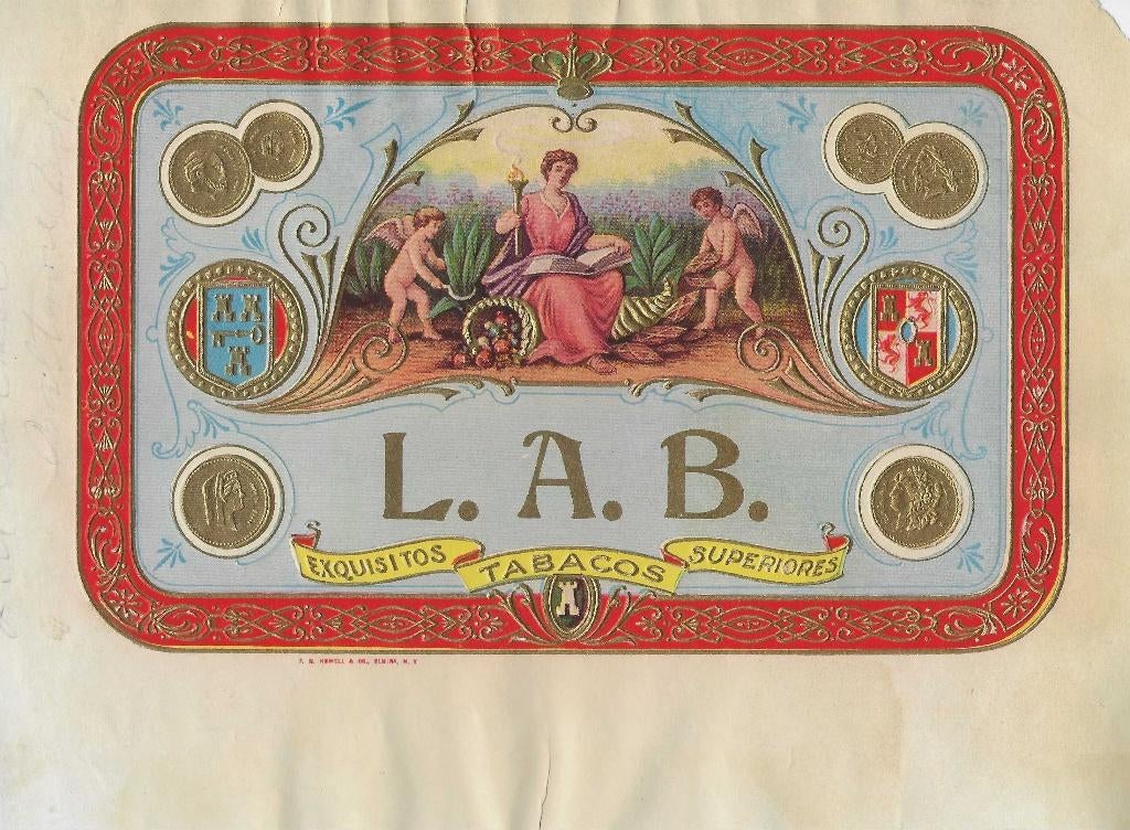 etiket    H  - 508 sigarenbandjes, Verzamelen, Ophalen of Verzenden, Nieuw, Sigarenbandjes