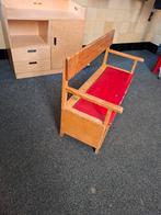 Vintage schoolbankje/kinderbankje met opbergruimte, Ophalen