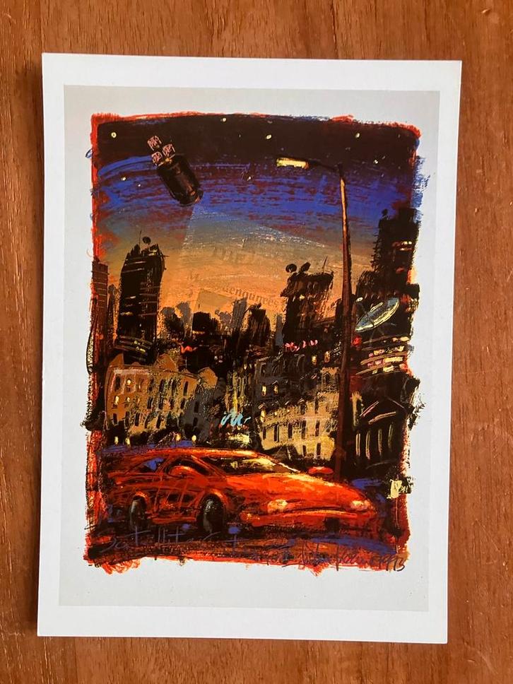 John Keane - Satellite City 1993, Verzamelen, Ansichtkaarten | Themakaarten, Ongelopen, 1980 tot heden, Stad of Dorp, Ophalen of Verzenden