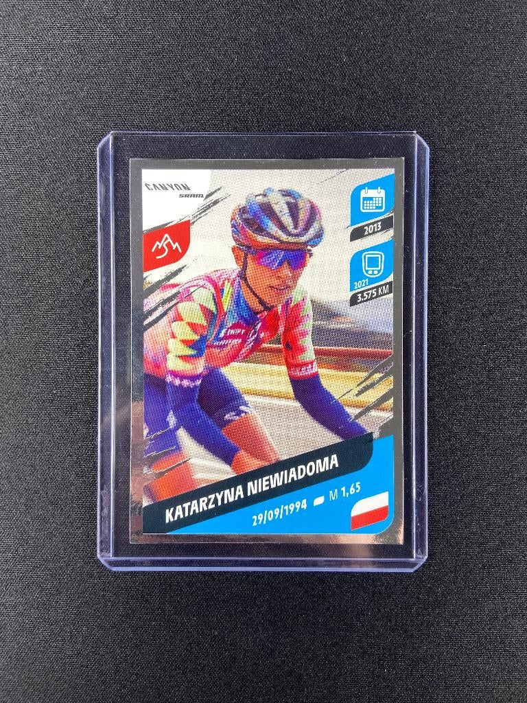 Kasia Niewiadoma Panini Tour de France 2022 Rookie Sticker, Verzenden, Zo goed als nieuw, Overige sporten, Poster, Plaatje of Sticker