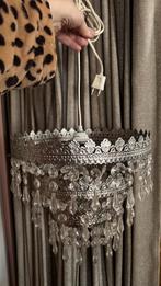 Kleine kroonluchter hanglamp kristallen hang lamp 30 cm, Ophalen of Verzenden, Zo goed als nieuw
