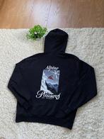 Four Amsterdam Hoodie Zwart met Rode Details - Maat L, Kleding | Heren, Truien en Vesten, Four Amsterdam, Maat 52/54 (L), Zwart