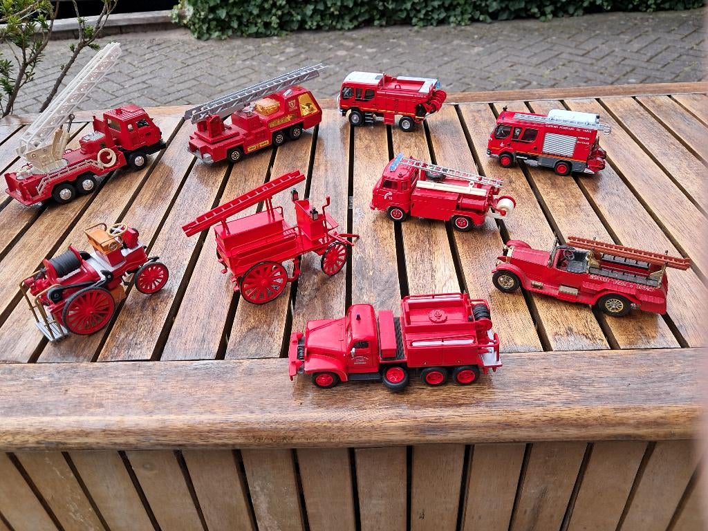 BRANDWEERWAGENS COLLECTIE., Ophalen of Verzenden, Gebruikt, Bus of Vrachtwagen