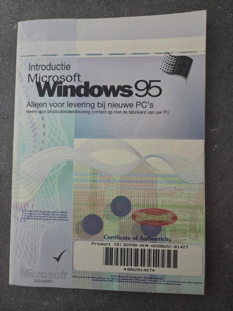 Boekje Microsoft Windows 95, Boeken, Ophalen of Verzenden, Zo goed als nieuw, Besturingssystemen