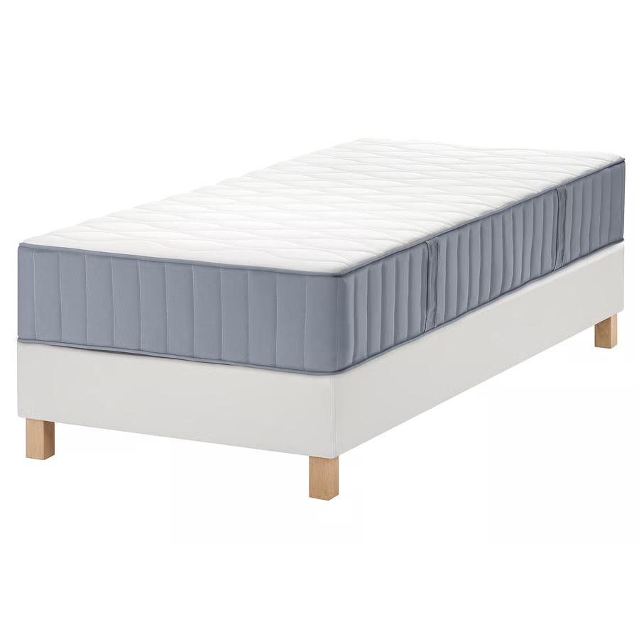 Espevar boxspring met matras, 90 cm, Eenpersoons, Scandinavisch, Ophalen of Verzenden