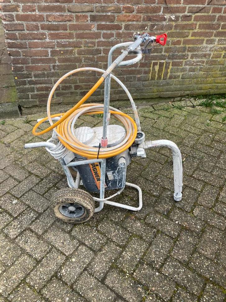 Airless Wagner Super Finish 1750, Doe-het-zelf en Verbouw, Schildersmaterialen, Zo goed als nieuw, Verfspuit of Verfpomp, Ophalen
