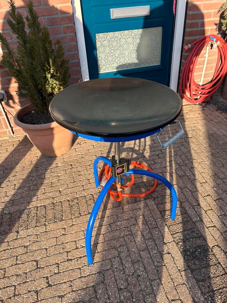 Skottelbraai camping, Tuin en Terras, Gasbarbecues, Gebruikt, Ophalen