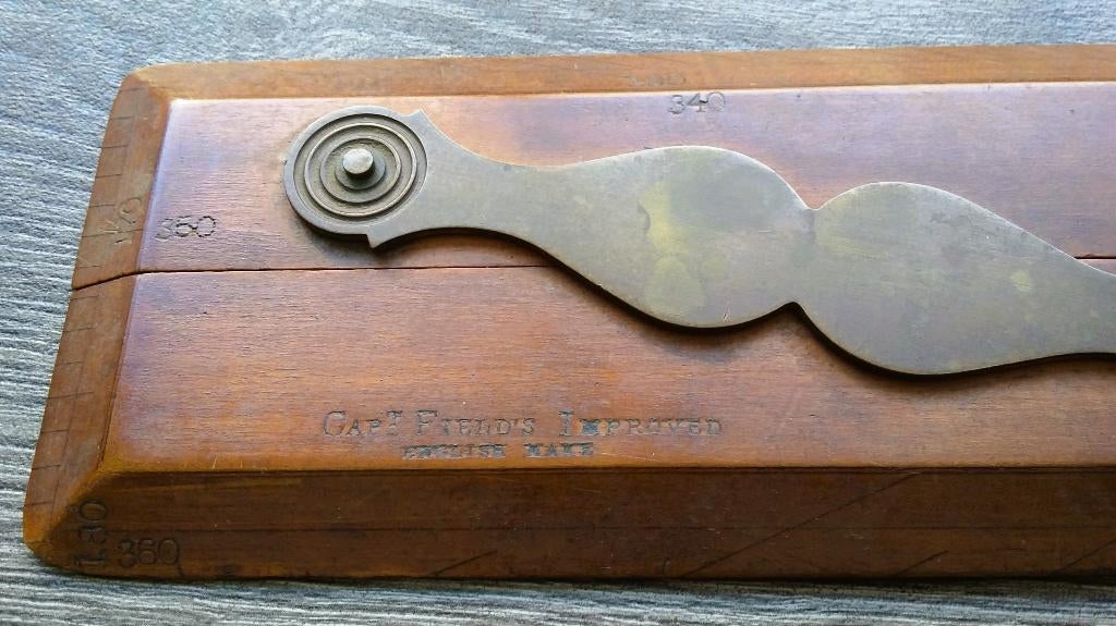 1900 GROTE Parallelle Meetlaat Maritiem Instrument Zeekaart, Ophalen of Verzenden